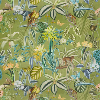 Barbados, Palm - Fabric Only